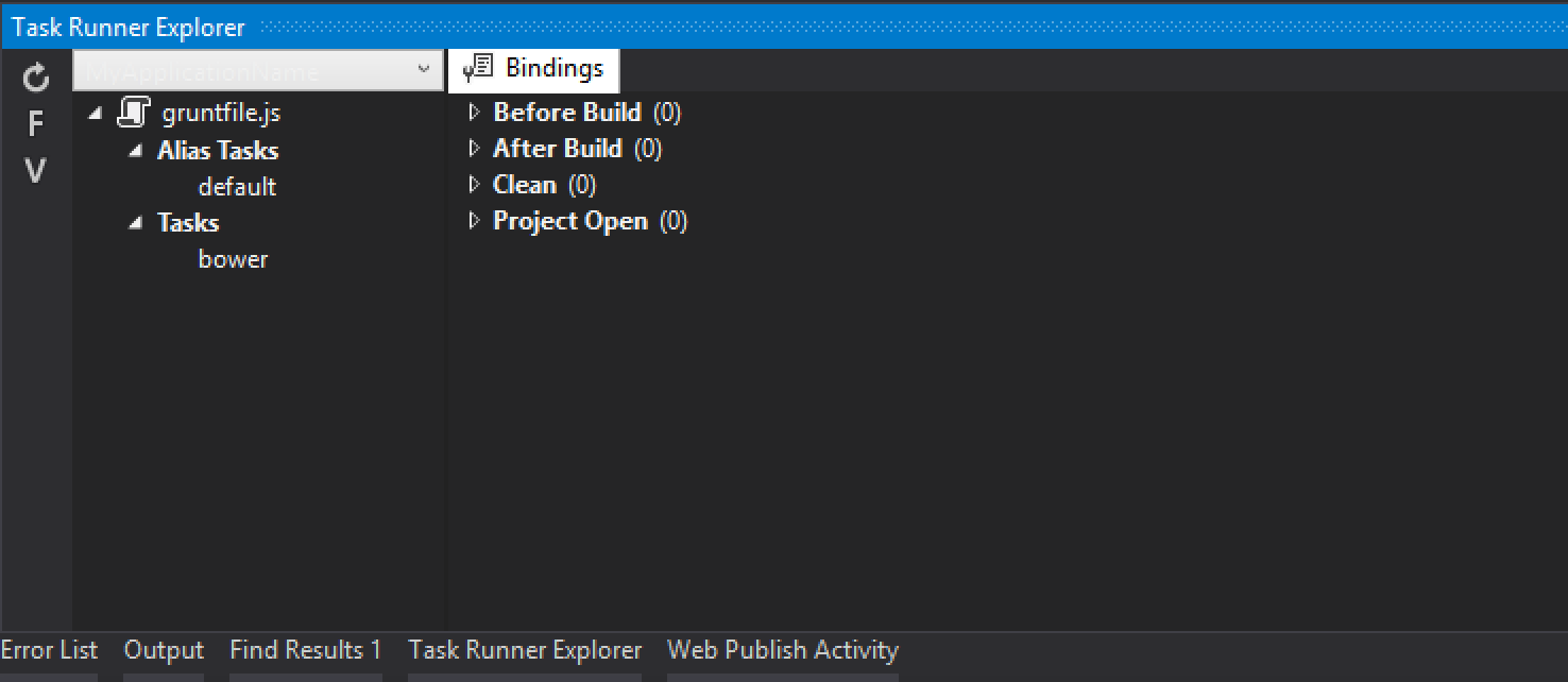 task runner explorer