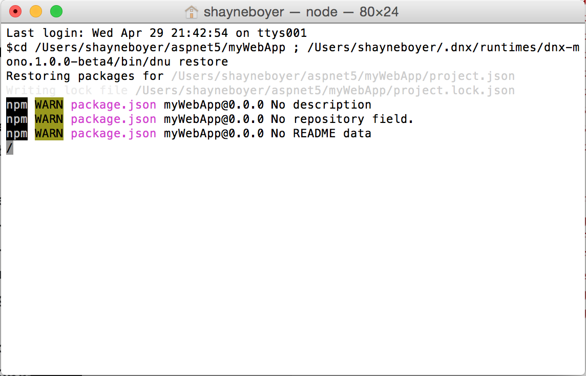 restoring